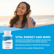 Vimergy L-Lysine – Promotes Healthy Skin, Hair, Nails & Joints* – Supports Healthy Metabolism* – Vegan, Non-GMO & Gluten-Free – 90 Capsules