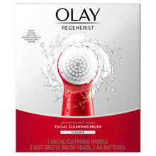 Olay Facial Cleansing Brush by Olay Regenerist, Face Exfoliator with 2 Brush Heads