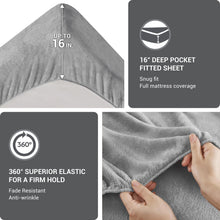 Sleep Philosophy True North Soloft Plush Bed Sheet Set, Wrinkle Resistant, Warm, Soft Fleece Sheets with 14