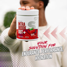 Shop Sante Intra Workout Plus - EAA + BCAA Powder - 30 Servings, Essential Amino Acids, Drink Supplements for Hydration, Endurance & Muscle Recovery - 8g EAAs, Electrolytes - Raspberry