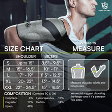 Vital Salveo-Shoulder Compression Brace with Support and Stability,Breathable and Lightweight for Shoulder Pain and Prevent Injuries,Dislocated AC Joint,Frozen Pain,Rotator Cuff,Tendinitis,Labrum Tear, Bursiti, Fits Both Left or Right Shoulder for Men and