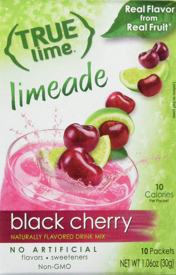 True Black Cherry Limeade Drink Mix, 10-count (Pack of 4)1.06oz