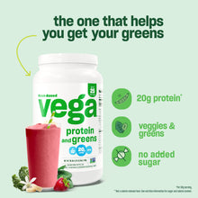 Vega Protein and Greens Vanilla (21 Servings) Plant Based Protein Powder Plus Veggies, Vegan, Non GMO, Pea Protein For Women and Men, 614g (Packaging May Vary)