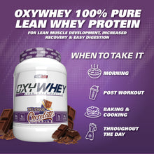 EHP Labs OxyWhey Whey Protein Isolate Powder - 25g of Whey Isolate Protein Powder, Meal Replacement Shake, Sugar Free Protein Powder - 27 Serves (Delicious Chocolate)