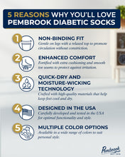 Pembrook Diabetic Ankle Socks for Men and Women - 6 Pairs Low Cut Seamless Diabetic Socks Women | Diabetic Socks for Men, Light Tones & Neutrals Pack - 6 Pairs, Large