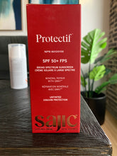 SAJIC Protectif Mineral Repair Untinted Sunscreen SPF 50+ - Non-Greasy, Lightweight Facial Sunscreen - Made in the USA with New GMA7® Technology, Camouflages Your Face Effectively