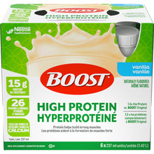 BOOST 15 g High Protein Meal Replacement Drink, Vanilla, 237 ml, 6 Counts ( Pack Of 4 )