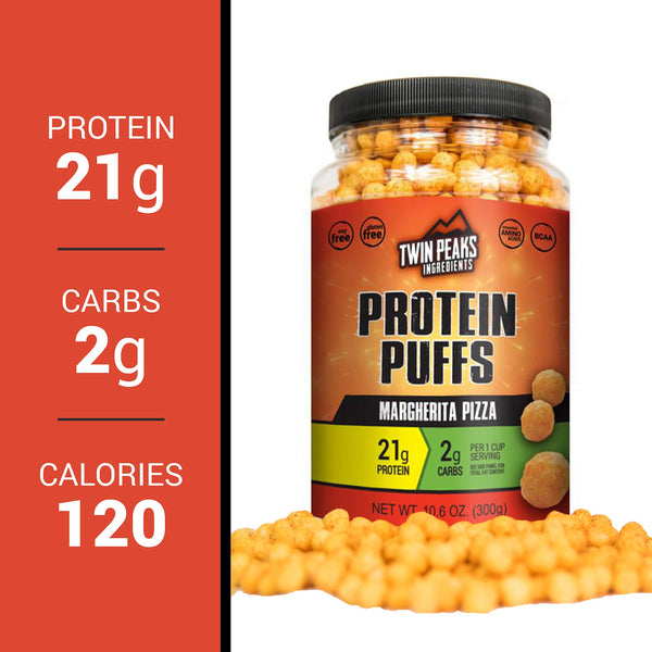 TWIN PEAKS Protein Puffs, Nacho Cheese, 300 gram