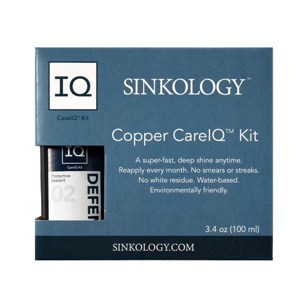 Sinkology SARMOR-101 Copper Armor Care Kit, Spray Wax and Microfiber Cloth