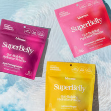 Blume SuperBelly Gut Health Hydration Packets, Made in Canada, Sugar-Free, with Prebiotics, Probiotics, Apple Cider Vinegar, and Electrolytes, Strawberry Hibiscus, 15 Sticks