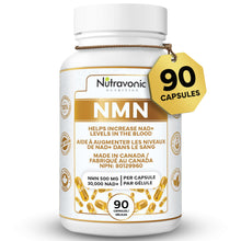 New Nutravonic NMN Ultra High Purity 500 mg per Capsule - Industry Highest 30,000 NAD +, 99% NMN - NAD+ Boost - NMN Nicotinamide Mononucleotide Supplement. Support Celluluar Health. Increase Blood NAD + Levels, Cofactor of Cellular Energy Metabolism. Main