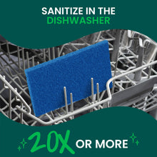 Scotch-Brite Zero Scratch Scouring Pad, Effective + Gentle Dish Scrubber for Household Cleaning, 48 Scrub Pads for Dishes, Nonstick Pots and Pans, Glass, Tubs, Showers, Reusable & Durable