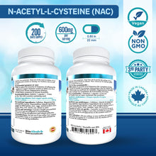 NAC Supplement 600 mg N-Acetyl-L-Cysteine, 200 Veggie Capsules. Promotes Glutathione Synthesis.