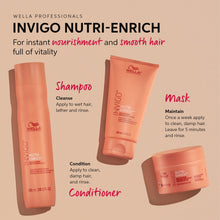 Wella Professionals Invigo Nutri-Enrich Shampoo| Professional Deep Nourishing Shampoo For Dry & Damaged Hair| 33.8 Fl Oz