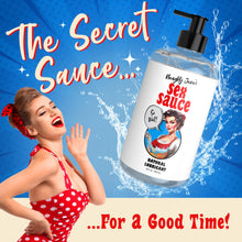 NAUGHTY JANE'S SEX SAUCE Natural Lubricant for Beginners, Men, Women, & Couples. Multi-Use Lubricant and Toy Compatible. Easy to Clean, Body-Safe and Unscented. 1 Piece, Clear - 16oz.