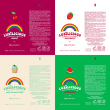 Lubilicious Flavored Lube 4 Pack: Edible Lube & Flavored Lubricants for Privacy – Delicious Flavored Lubes Variety - Cherry, Watermelon, Mint Chocolate Chip & Strawberry