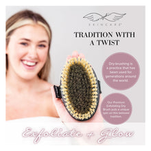 Seraphic Skincare Dry Brushing Body Brush for Smooth & Glowing Skin – Exfoliating Body Scrubber for Blood Circulation, Cellulite, Lymphatic Drainage, Ingrown Hairs & Keratosis Pilaris Treatment