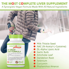 Healthology Liv-Great, all Natural Advanced Liver Detox Supplement, 60 Count