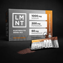 LMNT - Chocolate Caramel Salt Electrolytes | No Sugar or Artificial Ingredients | Keto & Paleo Friendly | 30 Sticks - Hot Chocolate and Coffee Mixer