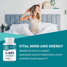 Vimergy 5-HTP – Supports Healthy Mood Balance – and Sleep Health* – Kosher, Vegan & Gluten-Free – 60 Capsules