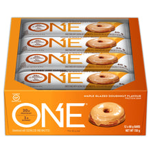 ONE Protein Bars, Maple Glazed Doughnut, Gluten Free Protein Bars with 20g Protein and only 1g Sugar, Snacking for High Protein Diets, 60g (12 Pack) [Packaging May Vary]