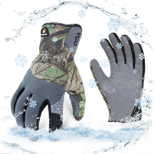 Vgo 0°C/32°F Winter Men's Lightweighted Lined Work Gloves for Light Duty Works,Warehouse,Landscaping,Washable(S,Camouflage,SL7717FW)