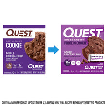 Quest Nutrition Protein Cookie, Double Chocolate Chip 12 Count, 59 g (Pack of 1)