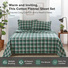 Woolrich Flannel 100% Cotton Sheet Set Warm Soft Bed Sheets with 14