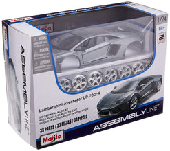 Maisto Lamborghini Aventador LP 700-4 Kit Diecast Vehicle, Scale 1:24