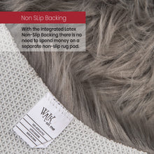 Silky Super Soft Faux (Fake) Sheepskin Gray Shag Rug and Machine Washable. Great for Photography or a Bedroom Get The Real Look Without Harming Animals (Single Pelt - 2 feet x 3 feet)