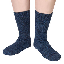 Polar Extreme Men's Thermal Sock Pack of 2, Denim Marled, 10-13