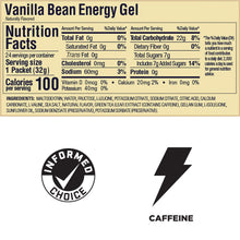 GU ENERGY Original Sports Nutrition Energy Gel, Vanilla Bean, 24-Count