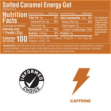 GU ENERGY Original Sports Nutrition Energy Gel, Salted Caramel, 24-Count