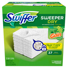 Swiffer Sweeper Dry Sweeping Pad Refills for Floor mop Gain Scent 37 Count