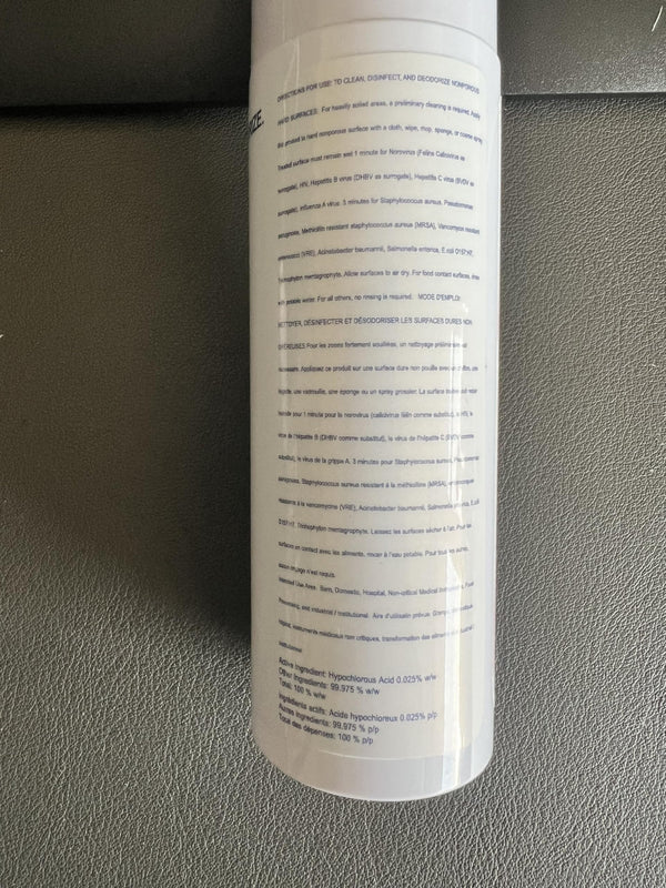 PUREROX disinfectant (3.4oz, 2pk) TSA Travel Size. Eliminate viruses Norovirus, MRSA, Athlete Foot Fungus, Bacteria. Hospital Grade. Safe Anywhere. No residue. Suitable for All Surfaces.