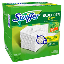 Swiffer Sweeper Dry Sweeping Pad Refills for Floor mop Gain Scent 37 Count