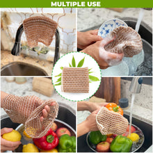 rE: Hemp Scrubber for Dishes and Bath, Eco-Friendly, 100% Hemp Fiber, Biodegradable, No Odor, Unbleached, Plastic Free, Zero Waste (3Pk)