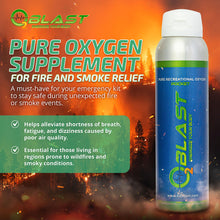 O2 Blast, Pure Oxygen Supplement, Quick Recovery for Exercise and Focus. Sanitary Flip Top Cap (4 Liter Oxygen Canisters - 3 Pack - Natural)