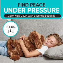 FRIENDLY CUDDLE Weighted Lap Pad for Kids 5 lbs. - Sensory Weighted Stuffed Animals - Lap Blanket for Toddlers Kids Adults with Sensory Processing Disorder - Perfect for Classroom Travel Home Office.