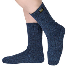 Polar Extreme Men's Thermal Sock Pack of 2, Denim Marled, 10-13