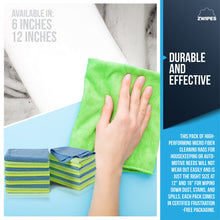 Zwipes Microfiber Cleaning Cloths, Pack of 24